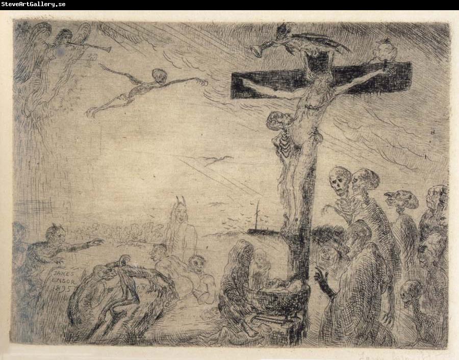 James Ensor Christ Tormented by Demons